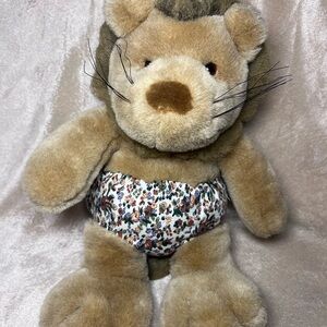 Vintage Plush Creations Baby Lion Stuffed Animal  12"
